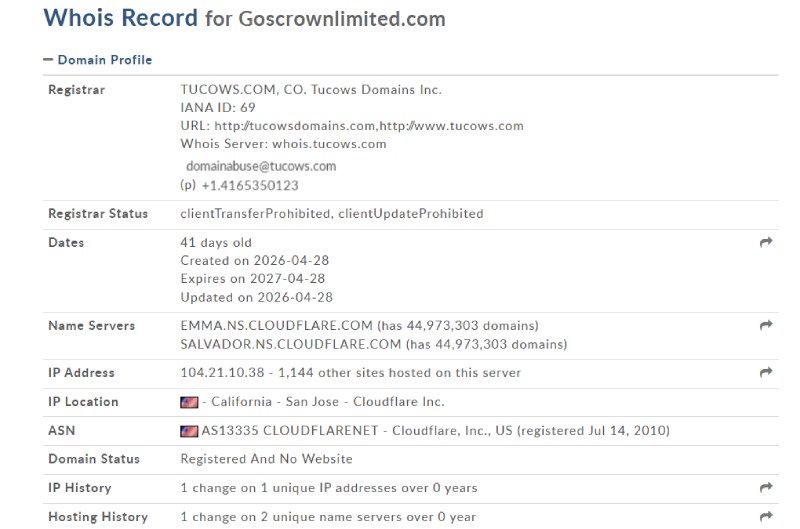 Goscrown Limited