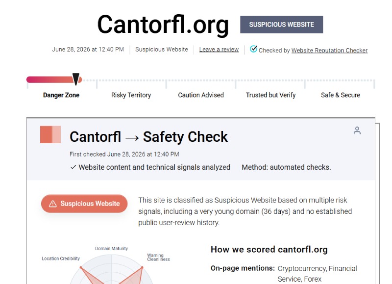 Cantor Finance Limited